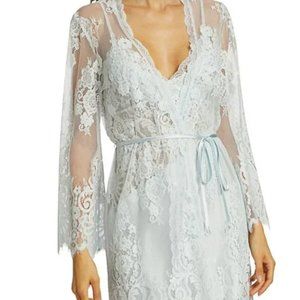 Jonquil x Saks Fifth Avenue Elena Lace Robe NWT